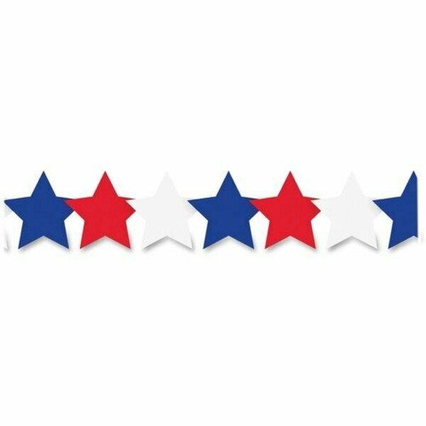 Hygloss Products Patriotic Star Boarder, 3inx36in, Ast, 12PK HYX33654